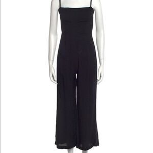 Reformation Black Pant Jumpsuit Size 2 Romper Dress